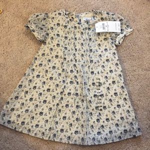 Ralph Lauren Baby Girl Dress! 12M - Blue and Cream